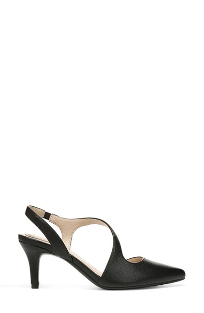 Shop Lifestride Santorini Asymmetric Pointed Toe Pump In Black