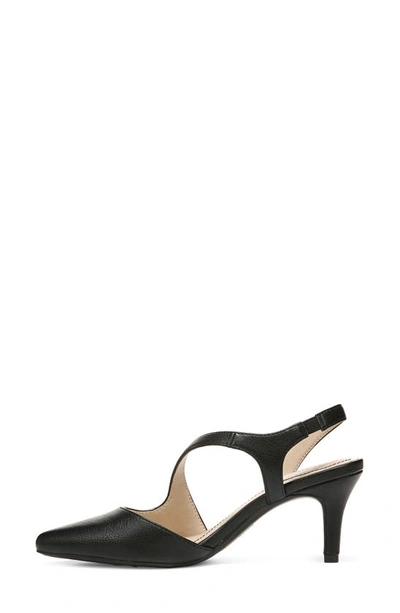 Shop Lifestride Santorini Asymmetric Pointed Toe Pump In Black