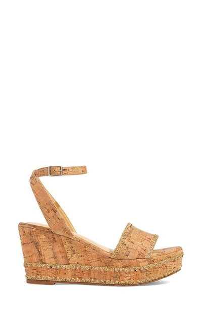 Jack Rogers Flagler Platform Wedge Sandal In Cork