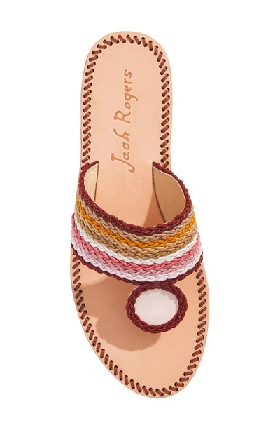 Shop Jack Rogers Jacks Rope Sandal In Multi Color/blush