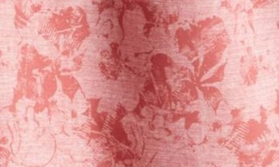 Travis Mathew Sea Of Flames Swim Trunks In Heather Earth Red