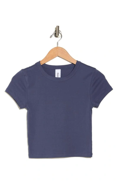 Shop Abound Short Sleeve Baby Tee In Blue Shadow