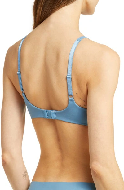 Shop Wacoal How Perfect Wire Free T-shirt Bra In Provincial Blue