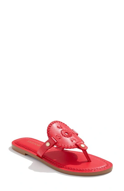 Shop Jack Rogers Collins Sandal In Fire Red