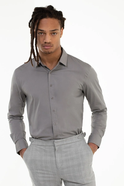 Shop D.rt Bidness Button-down In Grey