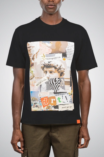 Shop D.rt Collage Tee In Black