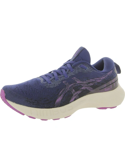 Shop Asics Gel-nimbus Lite 3 Womens Gym Sport Running Shoes In Purple