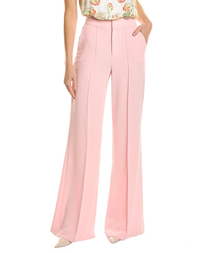 Shop Alice And Olivia Dylan High-waist Wide Leg Pant In Pink