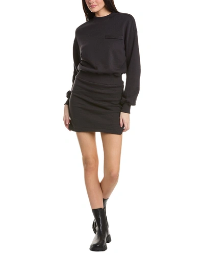Shop Chrldr Helen Sweatshirt Dress In Black