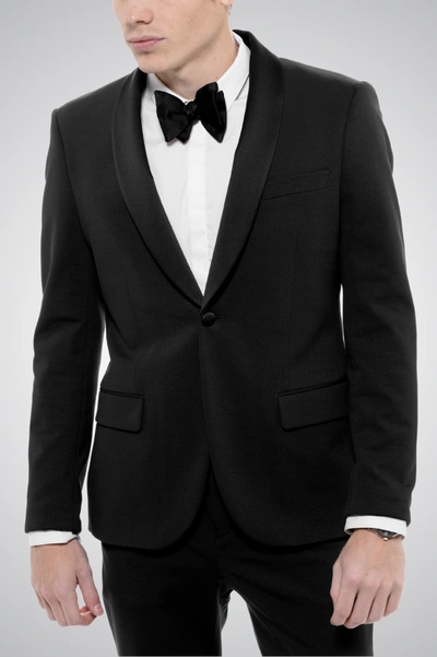 Shop D.rt Sterling One Button Tuxedo In Black