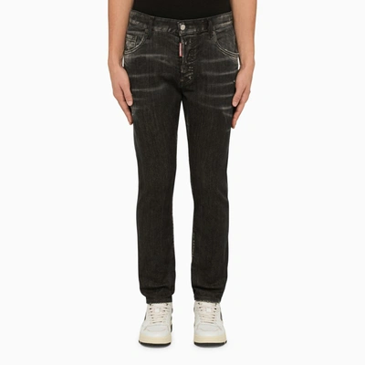 Shop Dsquared2 | Black Regular Denim Jeans