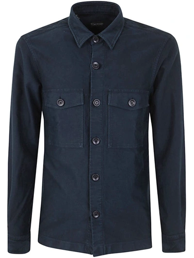 Shop Tom Ford Casual Shirt Clothing In Blue