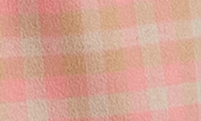Belle & Bloom Publisher Plaid Double Breasted Wool Blend Coat In Iced Vovo
