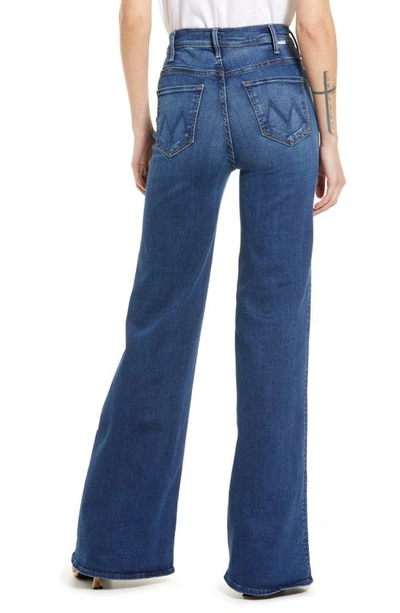 Shop Mother The Hustler High Waist Ankle Flare Jeans In High Fidelity