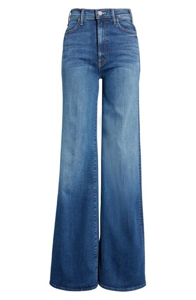 Shop Mother The Hustler High Waist Ankle Flare Jeans In High Fidelity