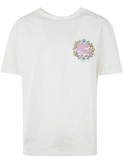 Shop Etro Logo Patch T-shirt Clothing In White