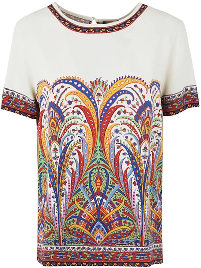 Shop Etro Printed T-shirt Clothing In Multicolour