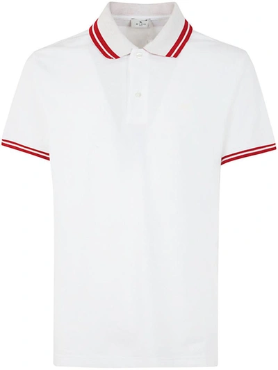 Shop Etro Roma Tennis Polo Clothing In White