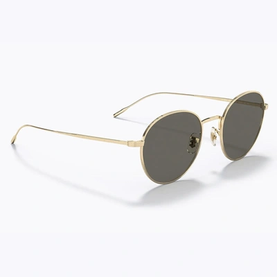 Shop Oliver Peoples Sunglasses In Gold