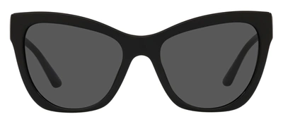 Shop Versace Ve 4417u 535887 Cat Eye Sunglasses In Grey