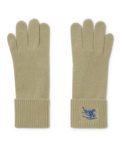 Shop Burberry Cashmere Blend Gloves In Nude & Neutrals