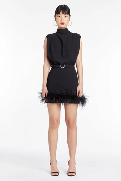 Shop Amanda Uprichard Sullivan Dress In Black