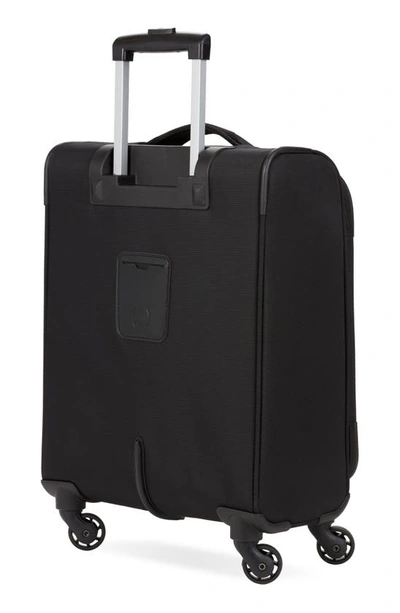 Shop Swissgear 18" Expandable Spinner Suitcase In Black