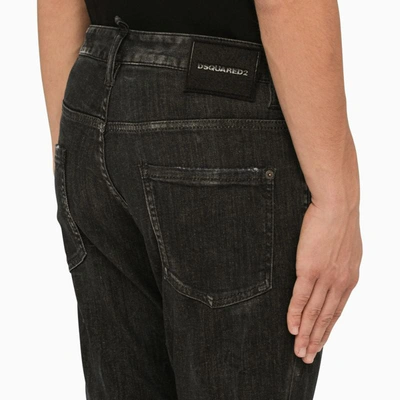 Shop Dsquared2 Regular Denim Jeans In Black