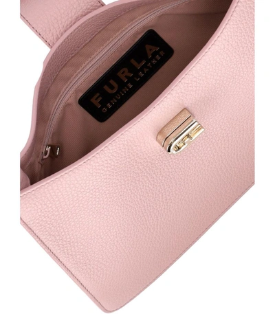 Shop Furla 1927 M Soft Alba Shoulder Bag In Pink