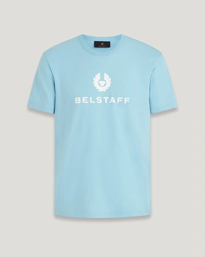 Shop Belstaff Signature T-shirt In Skyline Blue