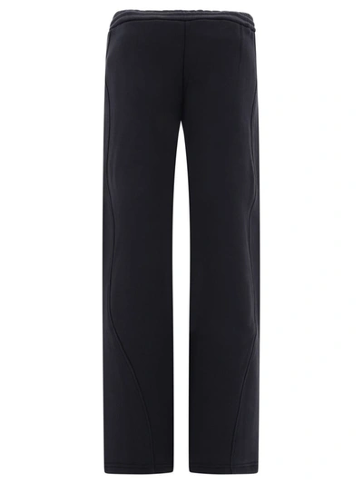 Shop Off-white "round" Sport Trousers In Black