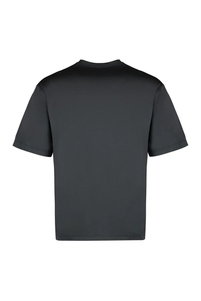 Shop Jil Sander Technical Fabric Crew-neck T-shirt In Black