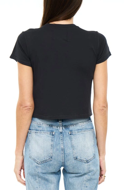 Shop Pistola Jules Baby Tee In Washed Black