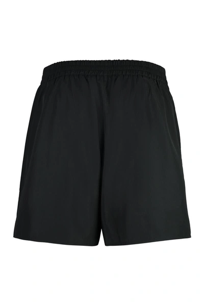 Shop Jil Sander Techno Fabric Bermuda-shorts In Black