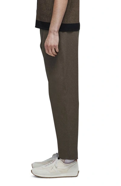 Shop Rag & Bone Shift Stretch Cotton Seersucker Pants In Dark Grey