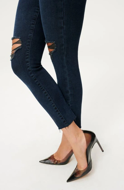 Shop Good American Good Legs Crop Skinny Leg Jeans In Blue834