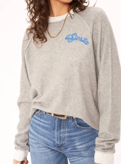 Shop Project Social T Fiesta/siesta Reversible Sweatshirt In Heather Grey