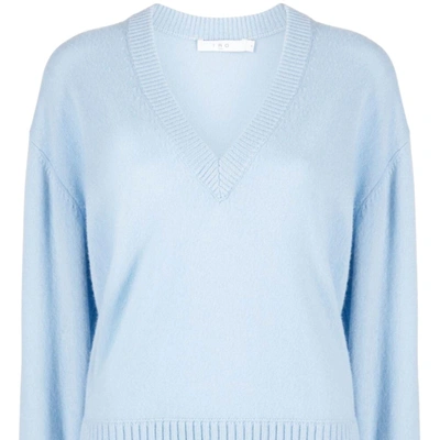 Shop Iro Izie Sweater In Light Blue