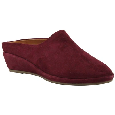 Shop L'amour Des Pieds Women's Bingwen Suede Mule In Mulberry In Red