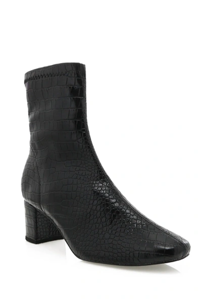 Shop Billini Jonas Croc Boots In Black