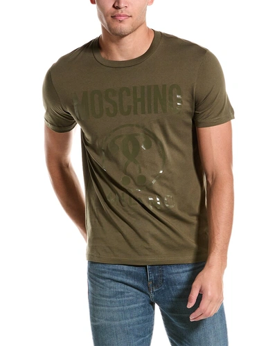 Shop Moschino T-shirt In Green