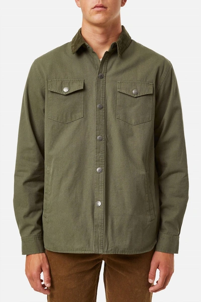 Shop Katin Campbell Jacket In Olive In Green