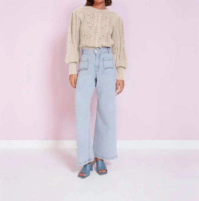 Magali Pascal Lea Sweater In Ecru In White