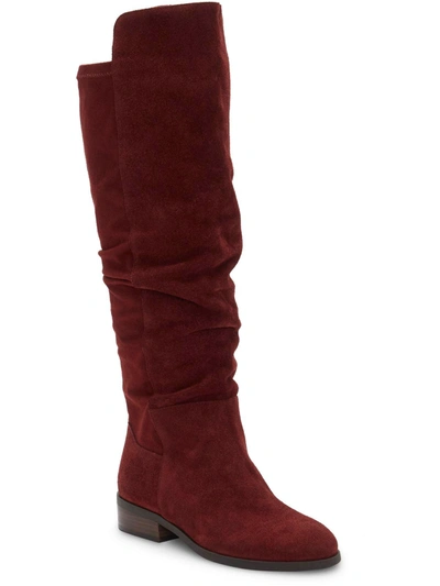 Shop Lucky Brand Calypsow Womens Suede Tall Knee-high Boots In Multi