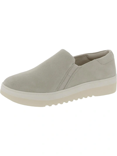 Shop Dr. Scholl's Shoes Good To Go Womens Suede Lifestyle Slip-on Sneakers In White