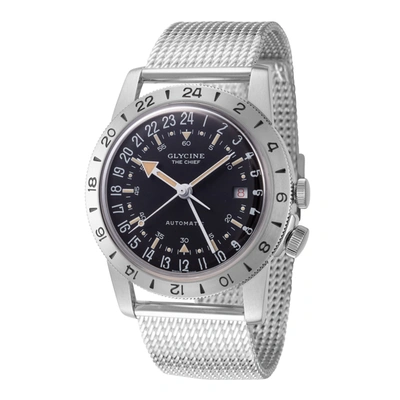 Shop Glycine Men's Airman 40mm Automatic Watch In Silver