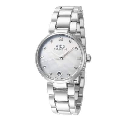 Shop Mido Women's Donna 33mm Automatic Watch In Silver