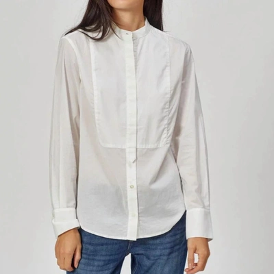 Shop Equipment Tomassia Cotton Shirt In Bright White