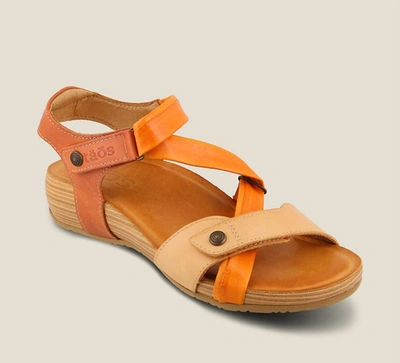 Shop Taos Women's Multiverse Sandal In Orange Multi
