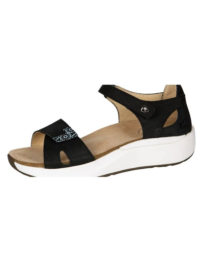 Shop Xelero Santorini Sandals In Black